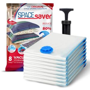 SpaceSaver Vacuum Storage Bags - Clothes Storage Bag Vacuum Pack - Space Saver Vacuum Storage Bags for Clothes Storage