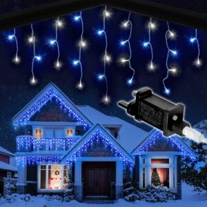 Icicle Lights Outdoor Christmas 480 LED 15m Lit Length