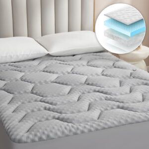 EHEYCIGA Memory Foam Mattress Topper Small Double Bed