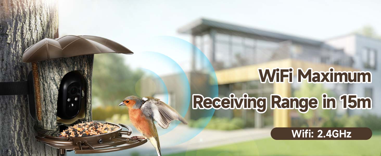 smart bird feeder with camera wifi