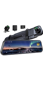 p10 pro mirror dash cam