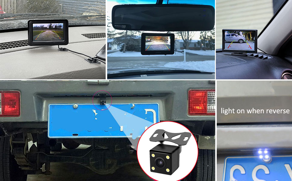Backup Camera with 5inch Monitor
