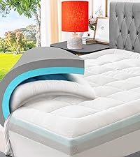 ELEMUSE 10CM MEMORY FOAM MATTRESS TOPPER