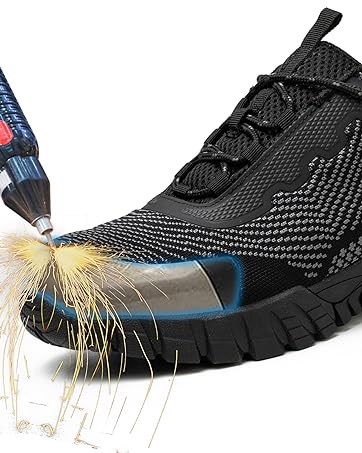 Lightweight Safety Shoes Men Women Work Trainers Steel Toe Caps Sport Sneakers