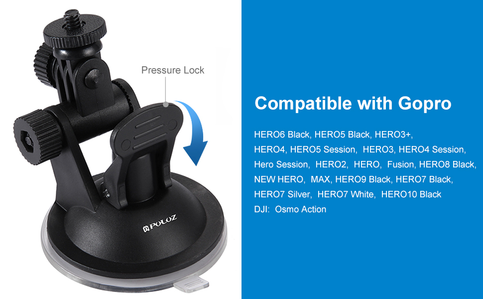 PULUZ Camera car suction Mount