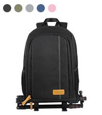 TARION Camera Backpack with Large Capacity 15'' Laptop Compartment, Waterproof Camera Bag