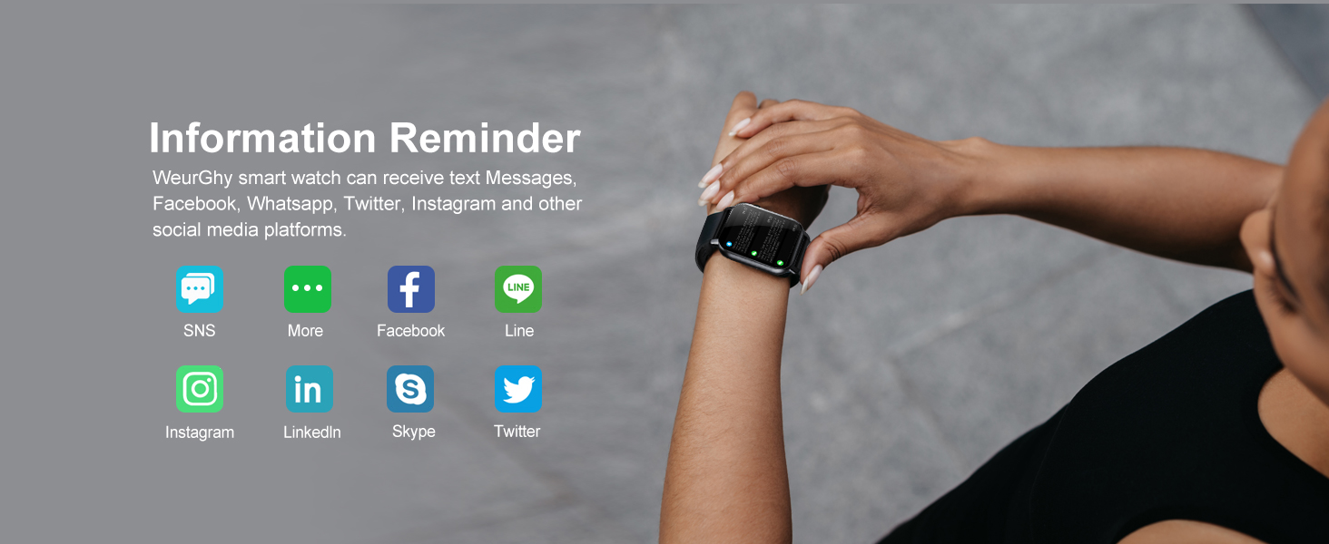 Smart watch can receive messages