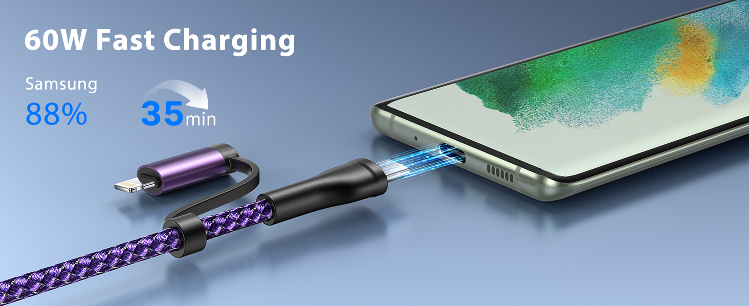 USB C Cable USB C Lightning Cable iPhone Cable