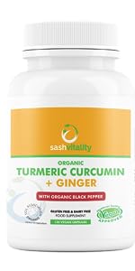 Organic Turmeric + Ginger with organic black pepper