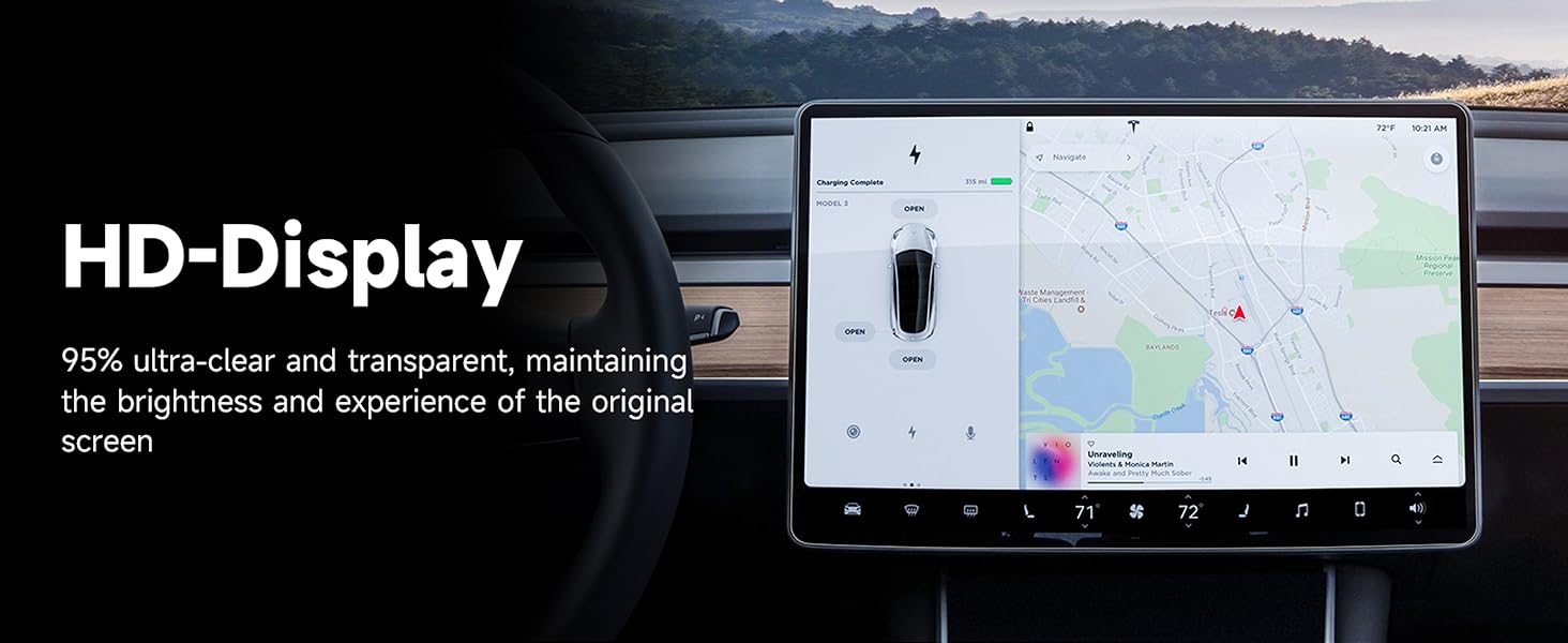 Screen Protector Compatible with Tesla Model 3/Y