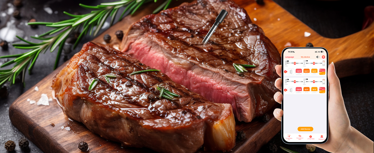 Wireless Meat Thermometer