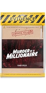 Murder Case File Mystery Folder Crime Solve Detective Game Fun Police Hunt Play Party