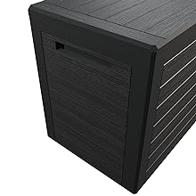 Weatherproof garden storage box, waterproof, water resistant, 