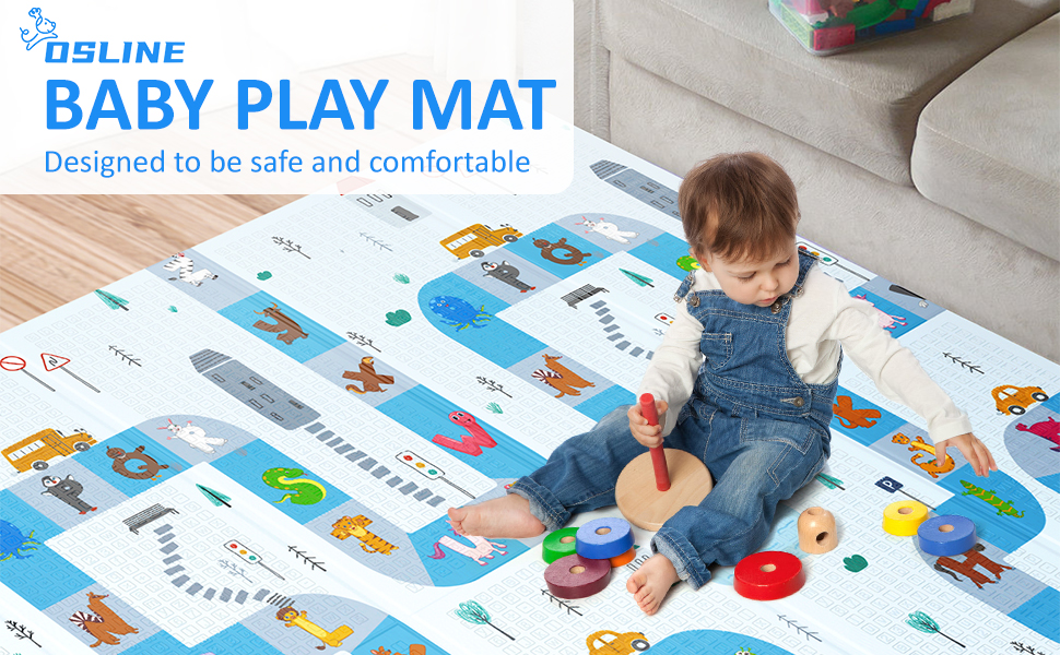 BABY PLAY MAT Designed to be safe and comfortable