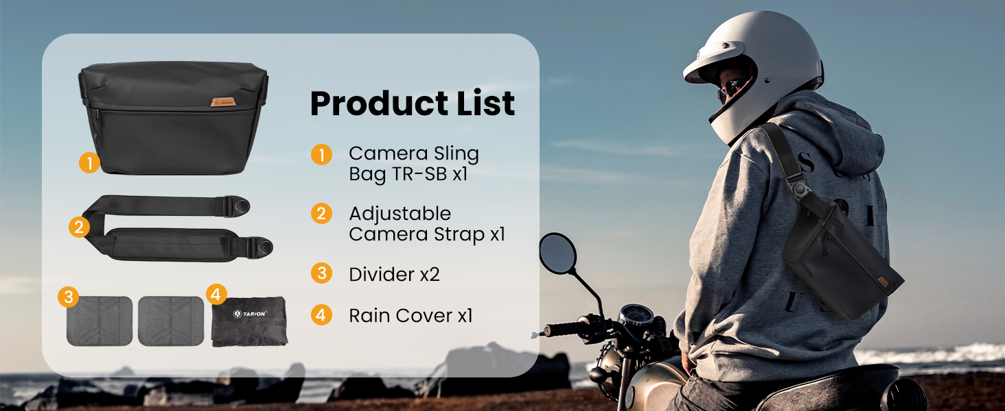 TARION Camera Bag Camera Shoulder Bag DSLR Crossbody Messenger Bag Photography Sling Bag 