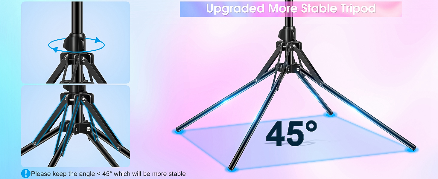 ring light with tripod stand