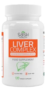 Liver Complex dairy free gluten free front image of bottle