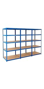 garage shelving, shed shelves, 179x90x60