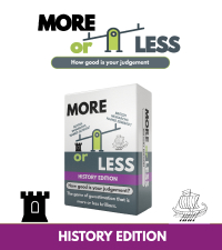 More or Less Original Edition Card Game How Good Is Your Judgement Players Fun Family Adults Party