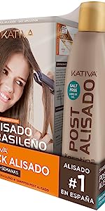 straightening with shampoo