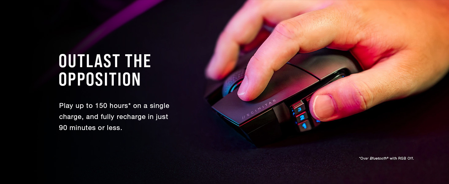 wireless mouse, wireless gaming mouse, mmo gaming mouse