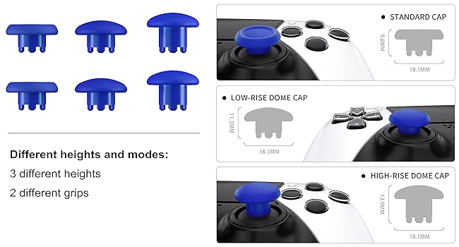 Joystick Caps for PS5 edge