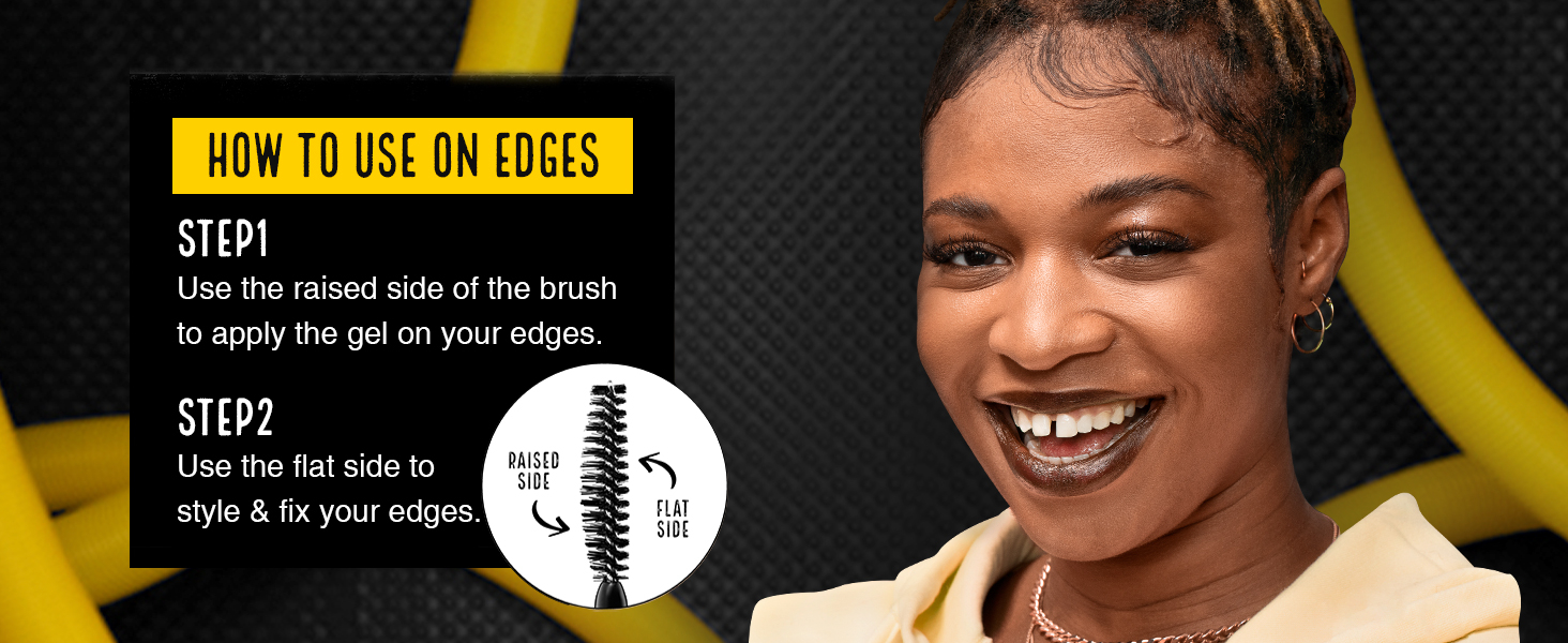 glued 4 brows & edges how to