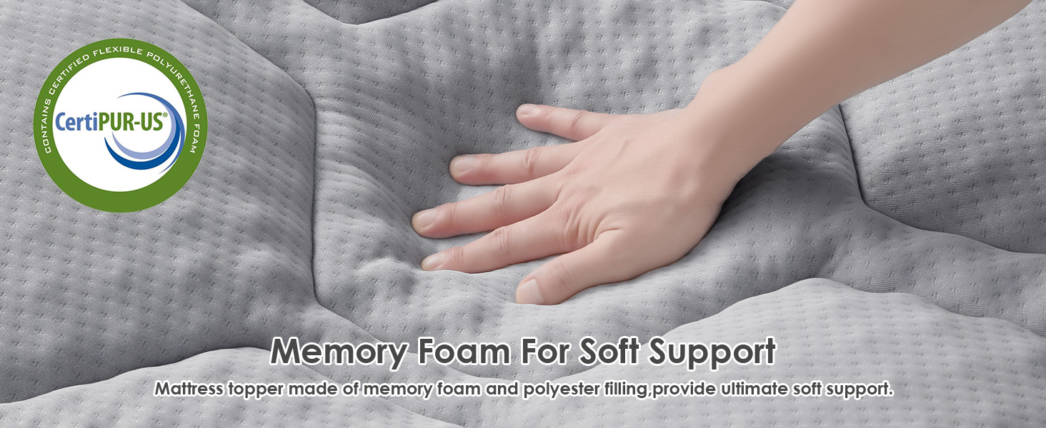 Memory Foam Mattress Topper