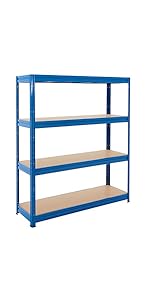 garage shelving, shed shelves, 600kg max load