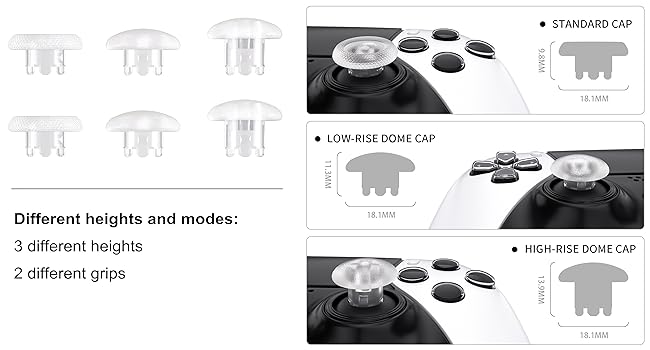 Joystick Caps for PS5 edge
