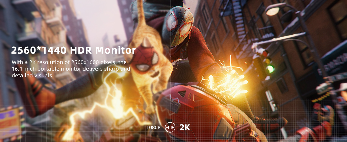 2K portable monitor