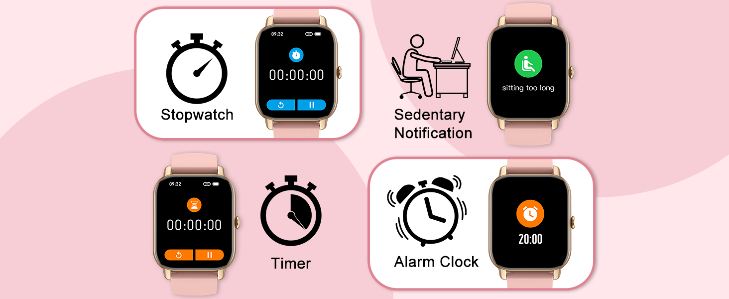 Smart Watch Answer/Make Calls, 1.85