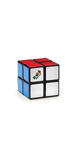 Rubik's Cube 2x2 Rubik Spin Master Headpiece Color Square Shape Resolution Puzzle Game 8 Years