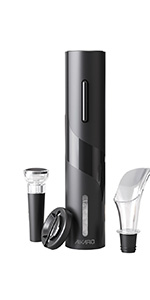 electric corkscrew gift set