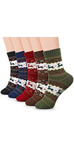 5 Pairs Airabc Thermal Winter Women Socks