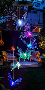 butterfly wind chimes