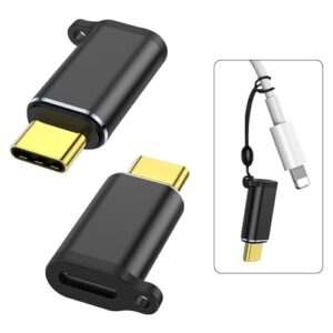 WALLFID 2PCS USB-C to Lightning Adapter-Lighting (Female) to USB Type C (Male) Adapter