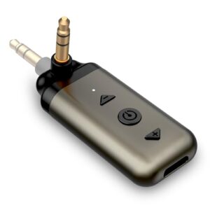 HVMLAK AIR99 2-in-1 Bluetooth Audio Transmitter and Receiver for Airplane TV iPod Car and Home Stereo with 3.5mm Jack