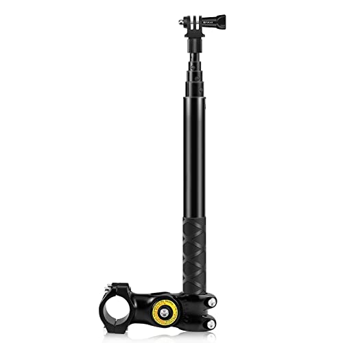 PULUZ Motorcycle Bike Selfie Stick Handlebar Mount Camera Bracket