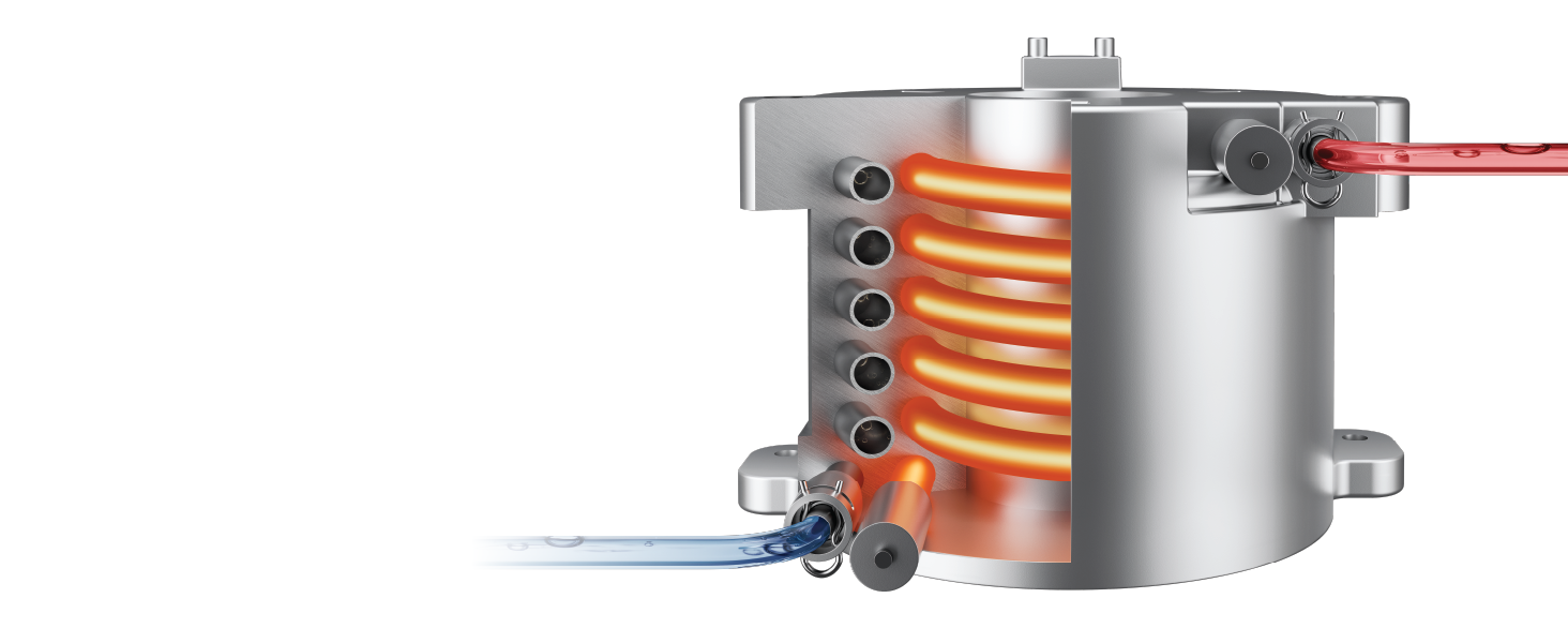 Barista express espresso machine thermocoil heating system