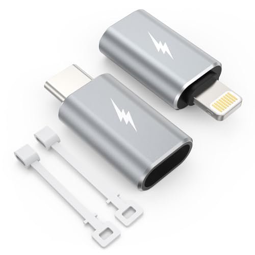 TechMatte [USB C to Lightning&[Lightning to USB C] Adapter