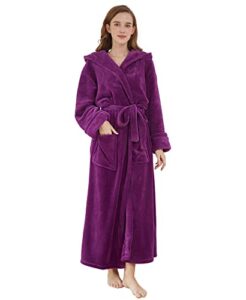 DiaryLook Fluffy Ladies Dressing Gown with Hooded