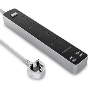 PIBEEX P44U-UK Extension Lead with USB