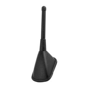 A ABSOPRO Car Auto Aerial Adhesive Base Decorative Antenna Plastic Black