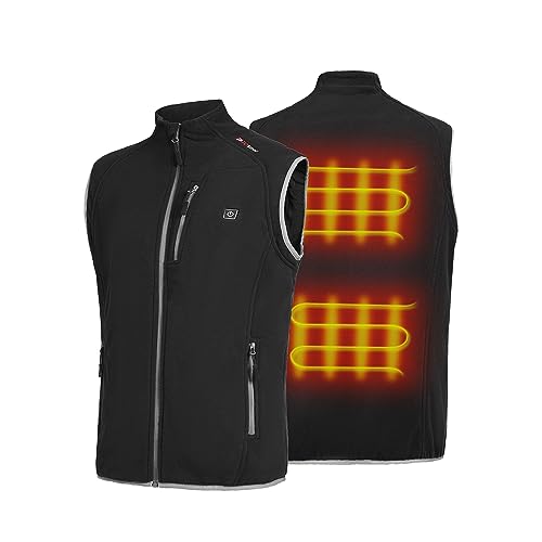 PROSmart Heated Vest Polar Fleece Lightweight Heated Gilet with USB Battery