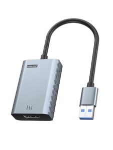 Lemorele USB to HDMI Adapter for MacBook Air/Pro/Mini