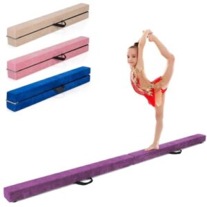 SPOTRAVEL 7FT Folding Gymnastic Beam
