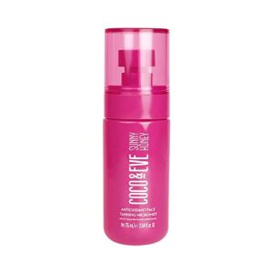 Coco & Eve Antioxidant Face Tanning Micromist. Sunless Self Tanning Face Mist with Antioxidants to Boost Hydration. Quick