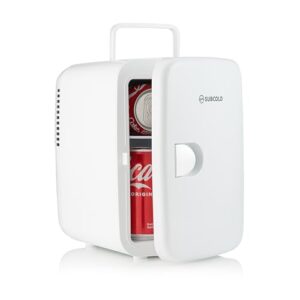 Subcold Style4 Compact Mini Fridge | Super Quiet & Portable Mini Fridge for Bedrooms | Drinks