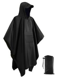 Snowalva Festival Poncho Waterproof Adult Reusable Poncho Waterproof Adult Lightweight Breathable Durable Environmentally Friendly Raincoat with Brim for Outdoor Hiking Camping Cycling Traveling
